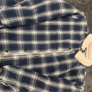 Fashion nova sherpa fannel jacket